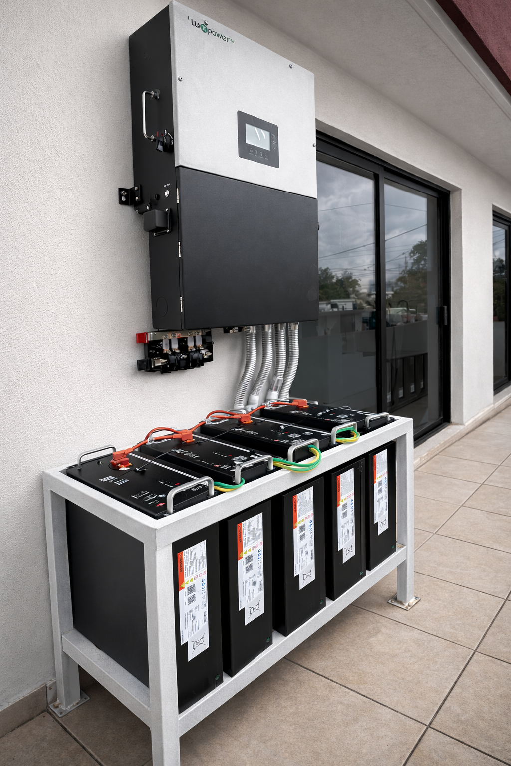 Sistema híbrido con baterías Sileo Energy